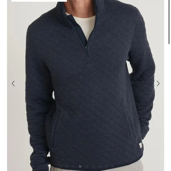 Men's Corbet Quarter Zip Pullover in Navy
